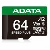 Adata Karta microSD Speed Plus 64GB UHS1 U3 V30 A2 160/140 MB/s